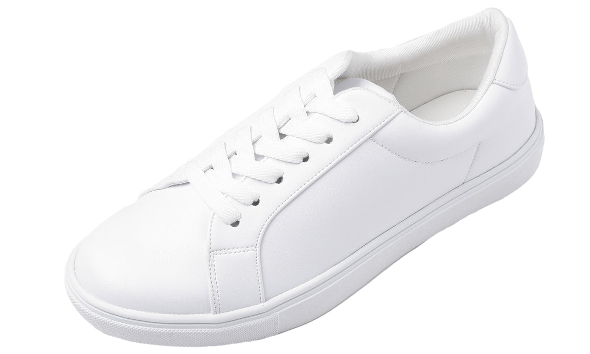 Plain hot sale white shoes