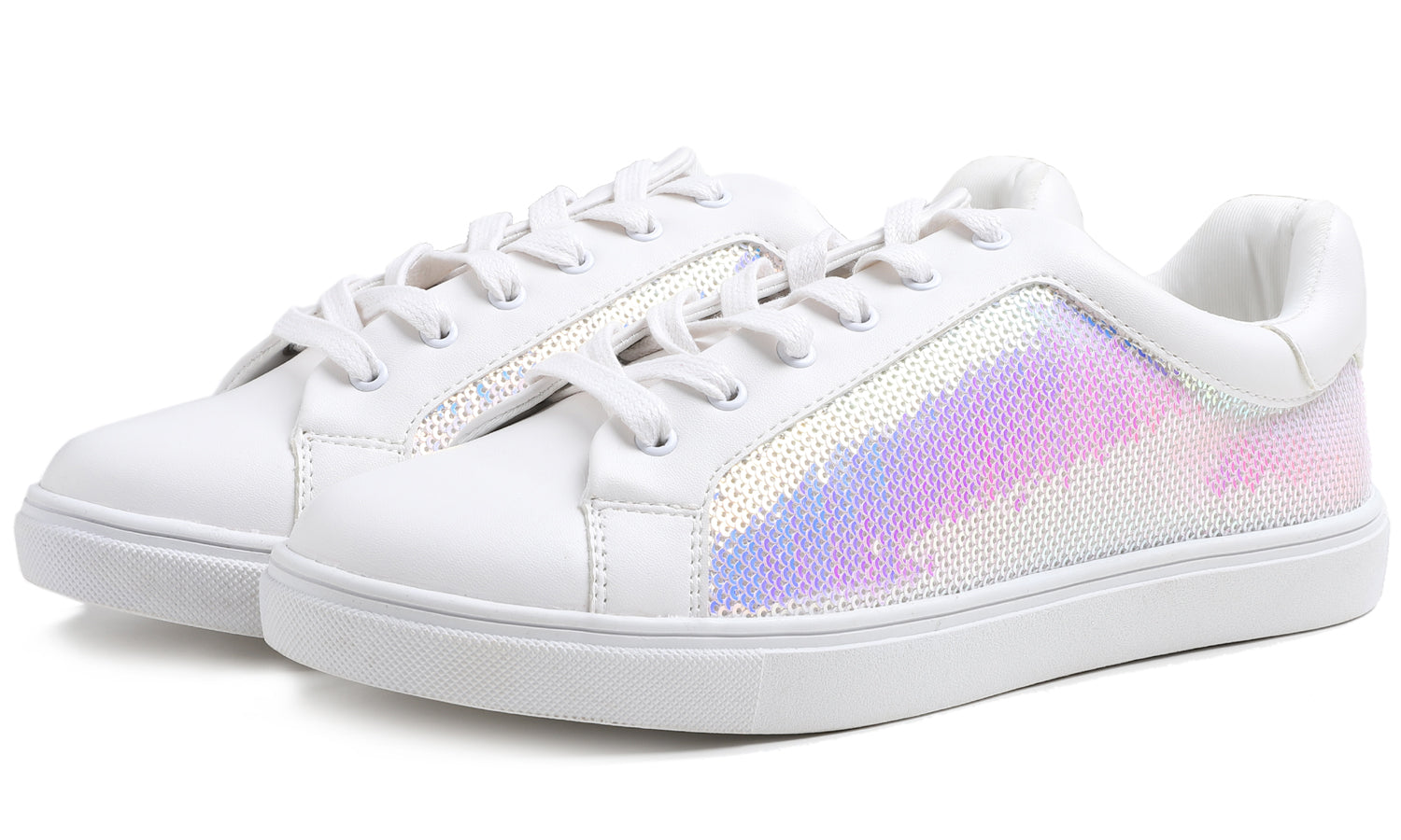 Feversole Women's Fashion Dress Sneakers Party Bling Casual Flats Embe Feversole Women's Fashion Dress Sneakers Party Bling Casual Flats Embe