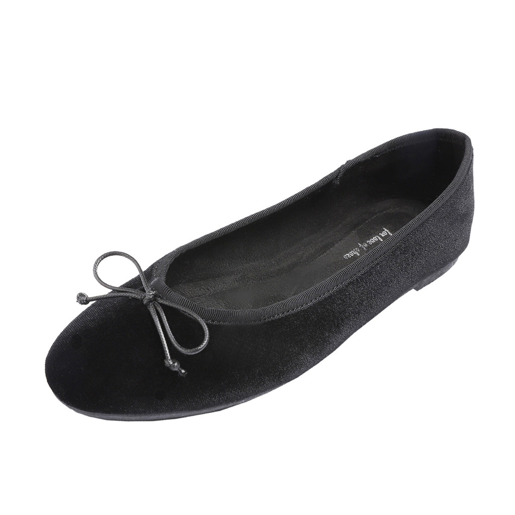 Feversole Women's Ultra Soft Colorful Memory Foam Cushioned Faux Suede Home Ballet Flats Velvet