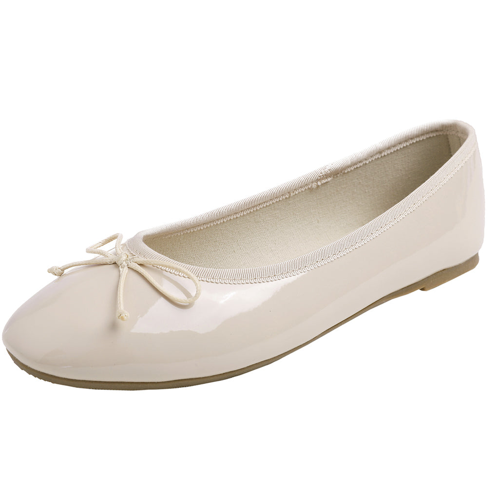 Feversole Women's Bling Soft Cushioned Comfort Flats Sparkle Party Ballets Patent