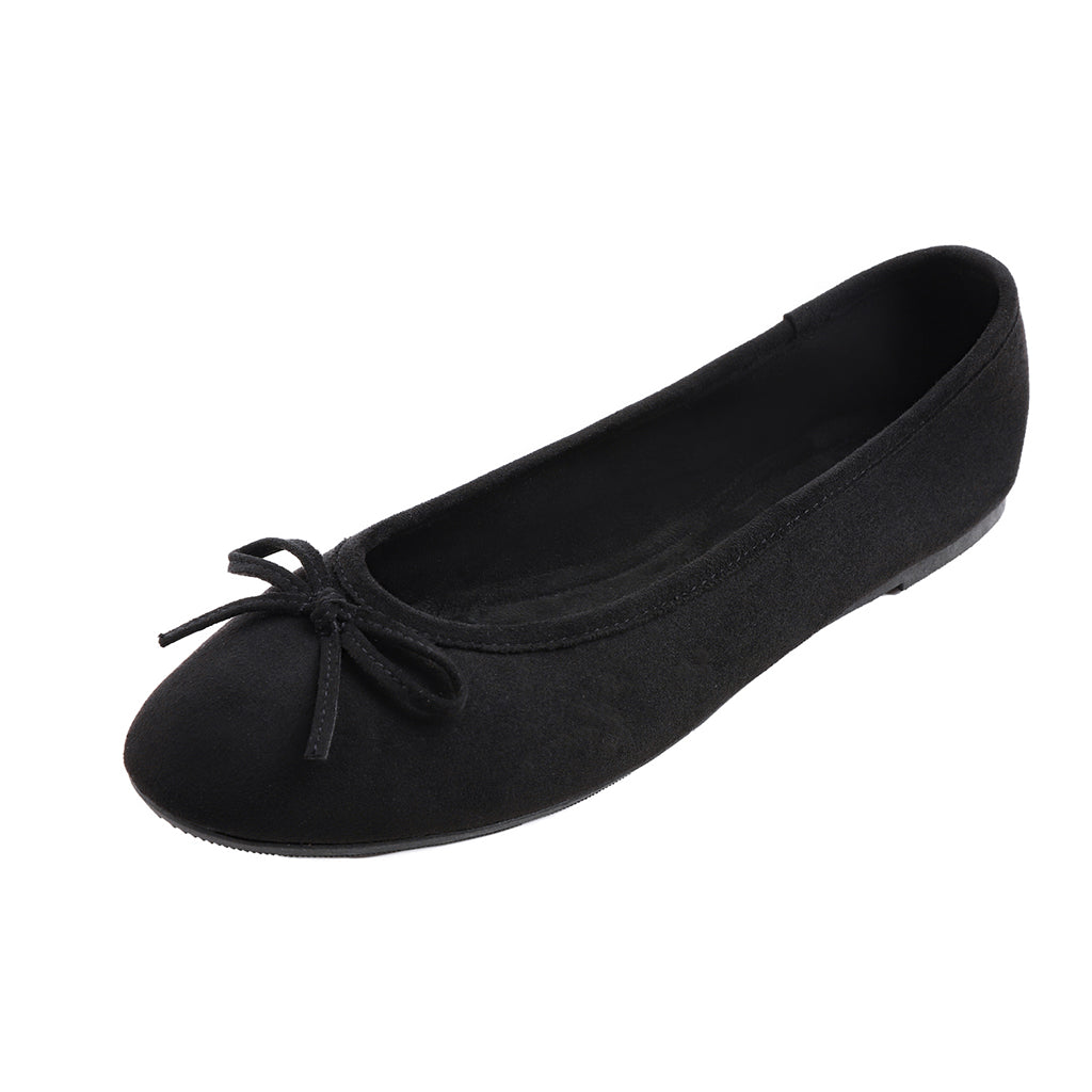 Feversole Women's Ultra Soft Colorful Memory Foam Cushioned Faux Suede Home Ballet