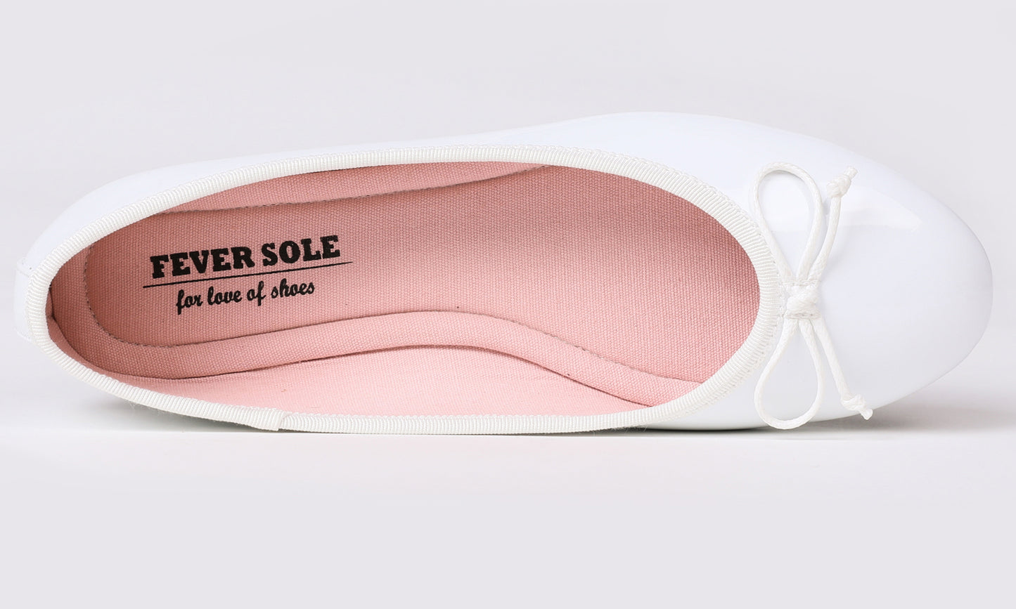 Feversole Women's Bling Soft Cushioned Comfort Flats Sparkle Party Ballets Patent