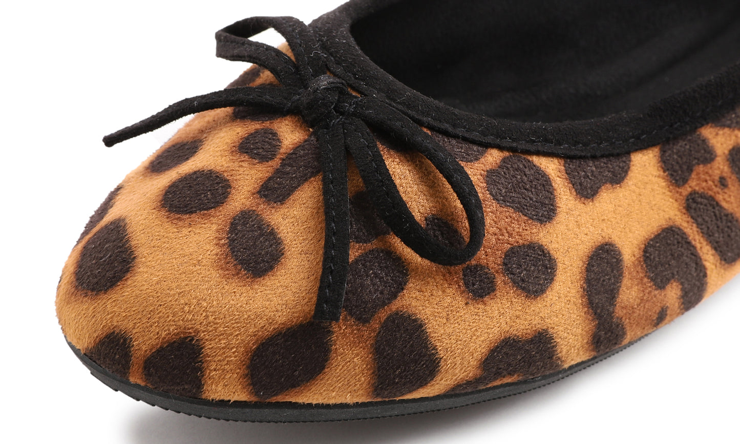 Feversole Women's Ultra Soft Colorful Memory Foam Cushioned Faux Suede Home Ballet