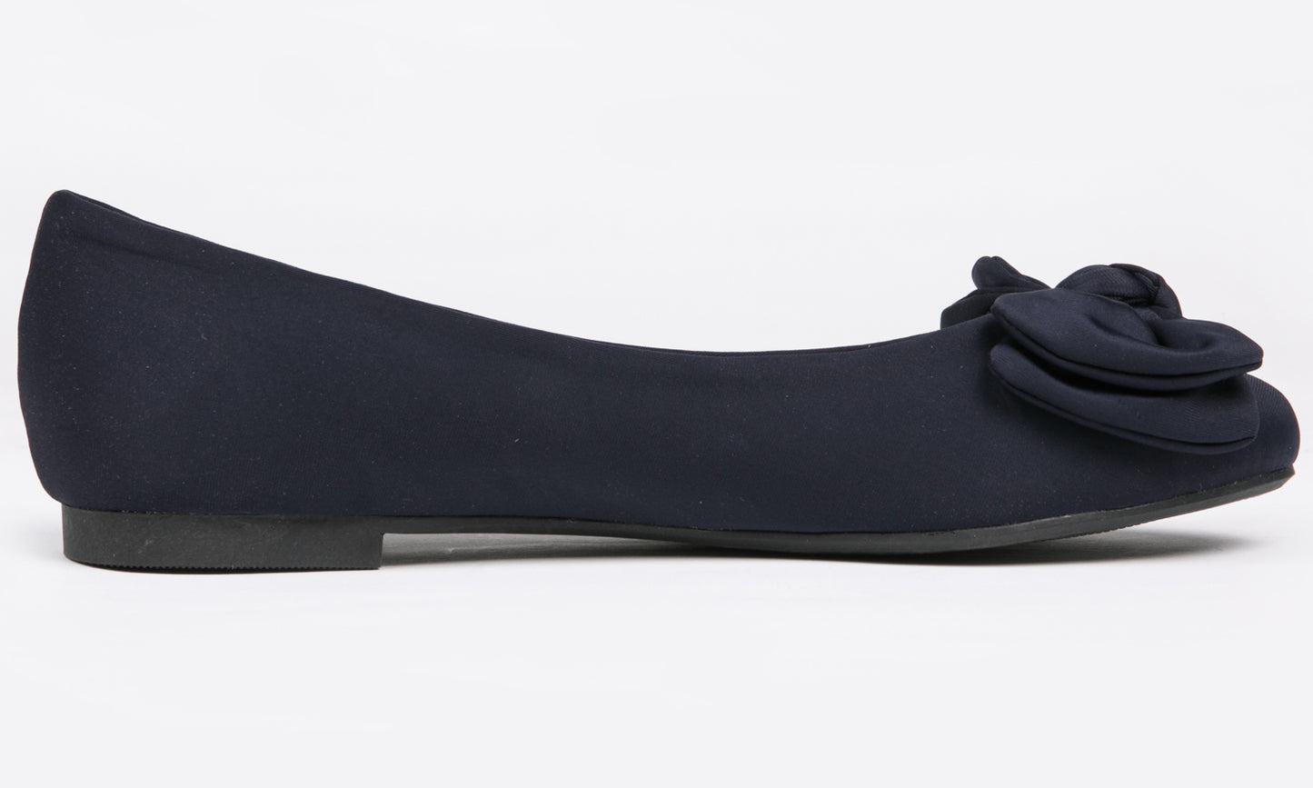 Feversole Women's Round Toe Cute Bow Trim Ballet Flats