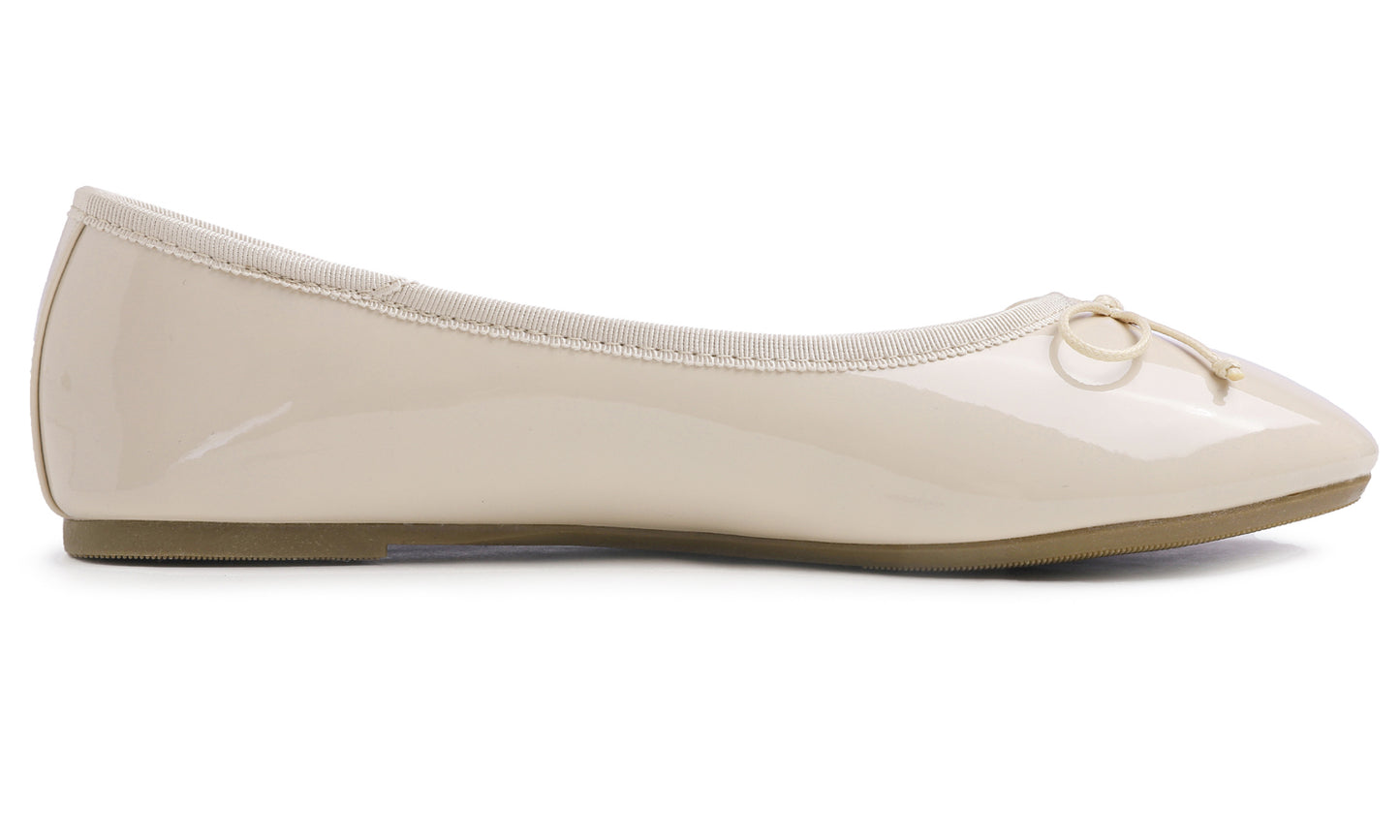 Feversole Women's Bling Soft Cushioned Comfort Flats Sparkle Party Ballets Patent