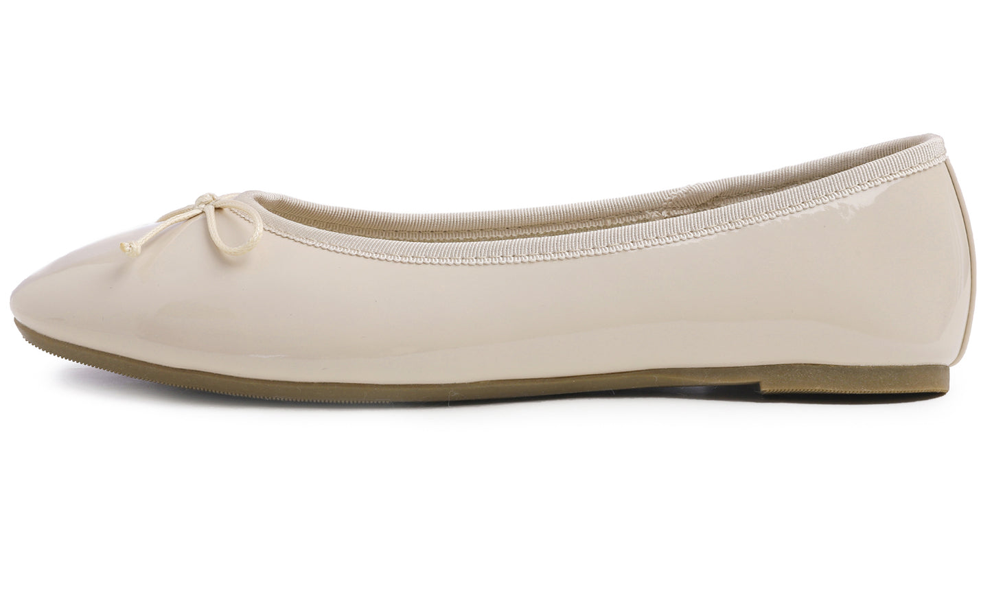 Feversole Women's Bling Soft Cushioned Comfort Flats Sparkle Party Ballets Patent