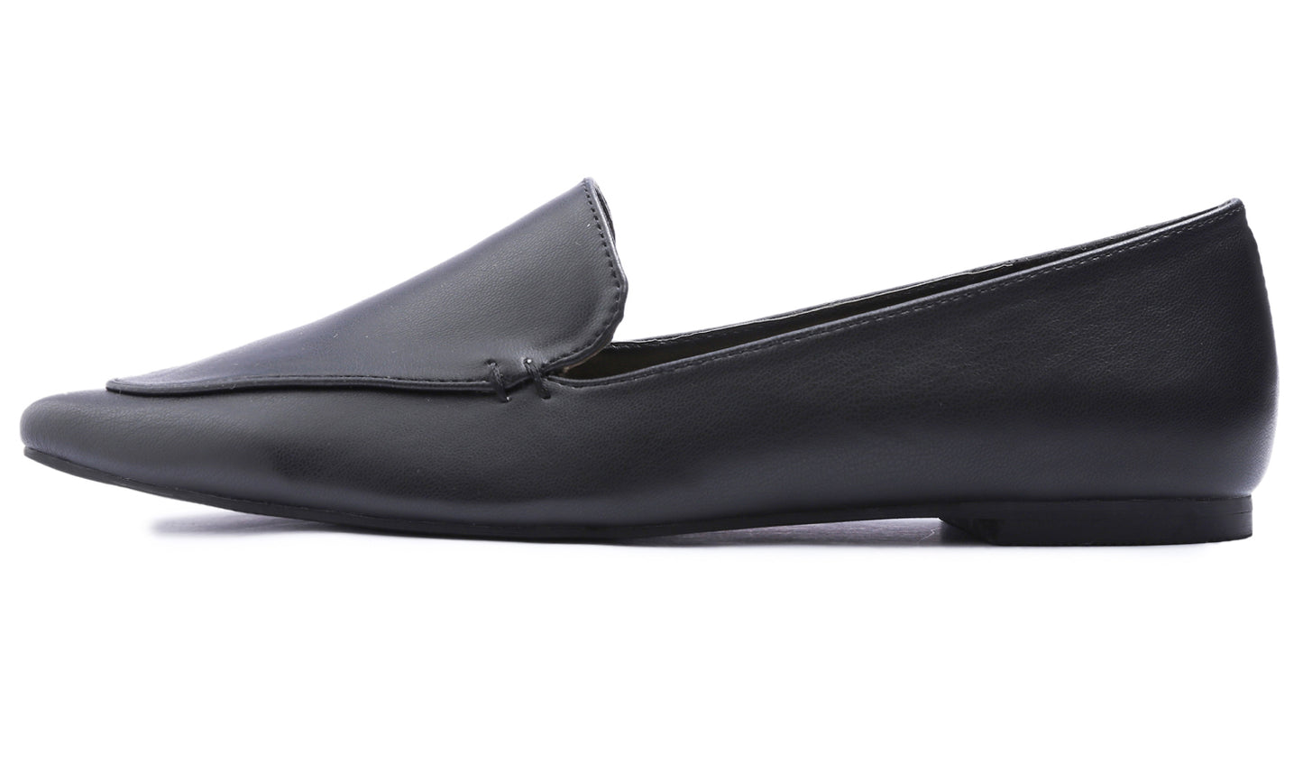 Feversole Women's Loafer Flat Pointed Fashion Slip On Comfort Driving Office Shoes Vegan Napa