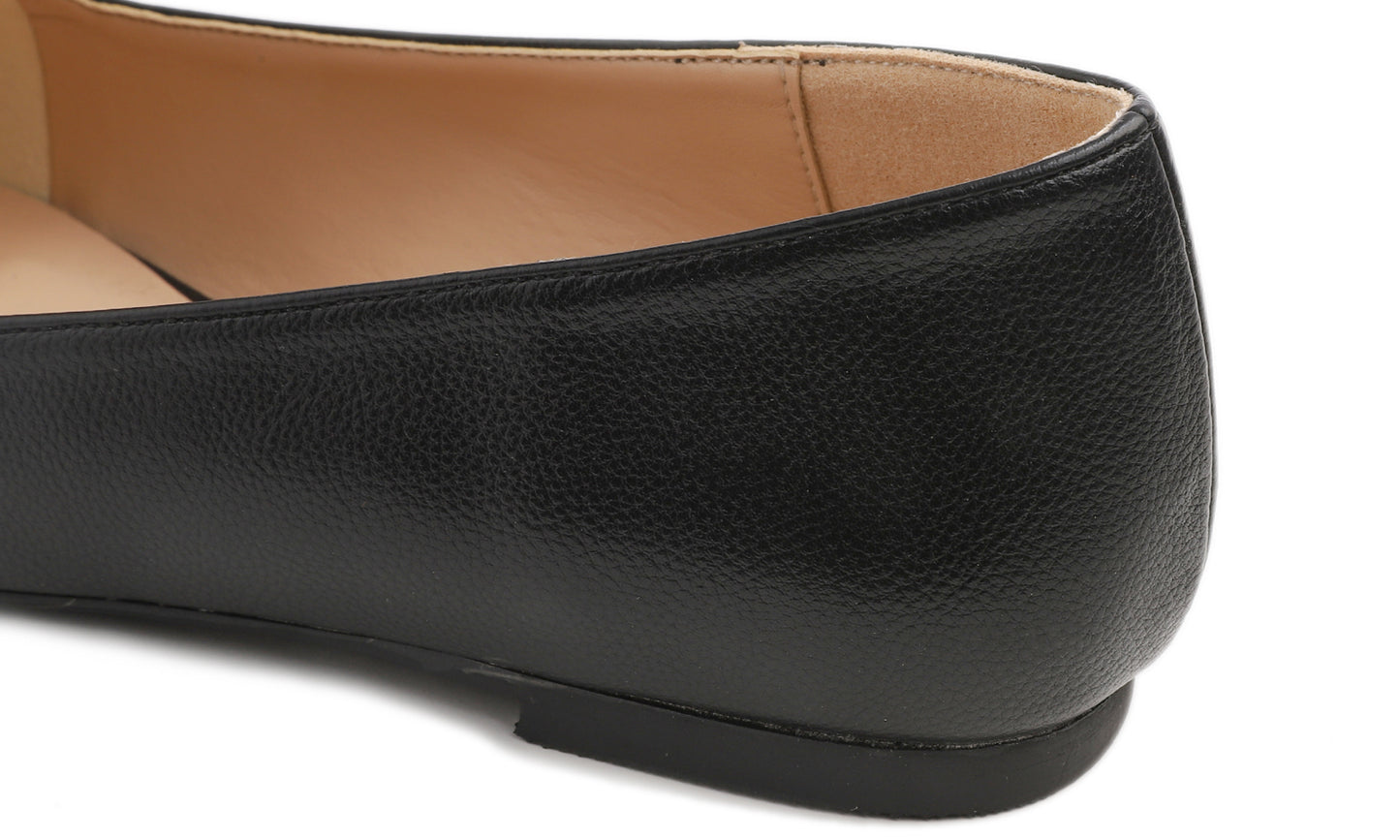 Feversole Women's Loafer Flat Pointed Fashion Slip On Comfort Driving Office Shoes Grain Vegan