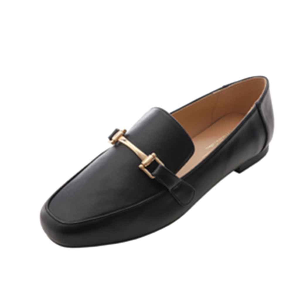 Women's Fashion Trim Deco Loafer Flats Camel Nubuck Vegan Le