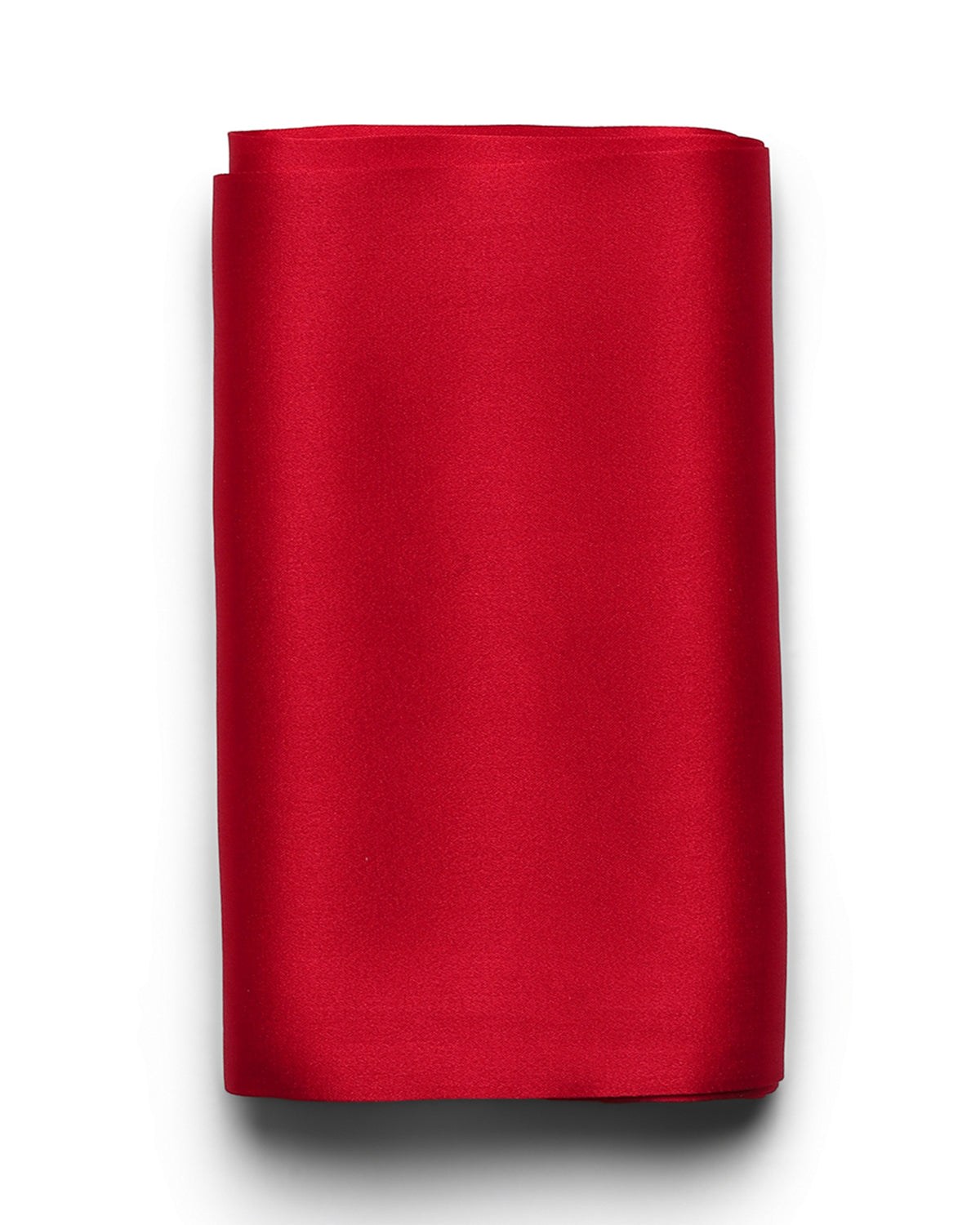 BREEZE NOUTHERLY Women's 100% Pure Mulberry Silk Scarf Double Sided Rectangle Tie Head Neck Waist Strip -17X150 Solid Red