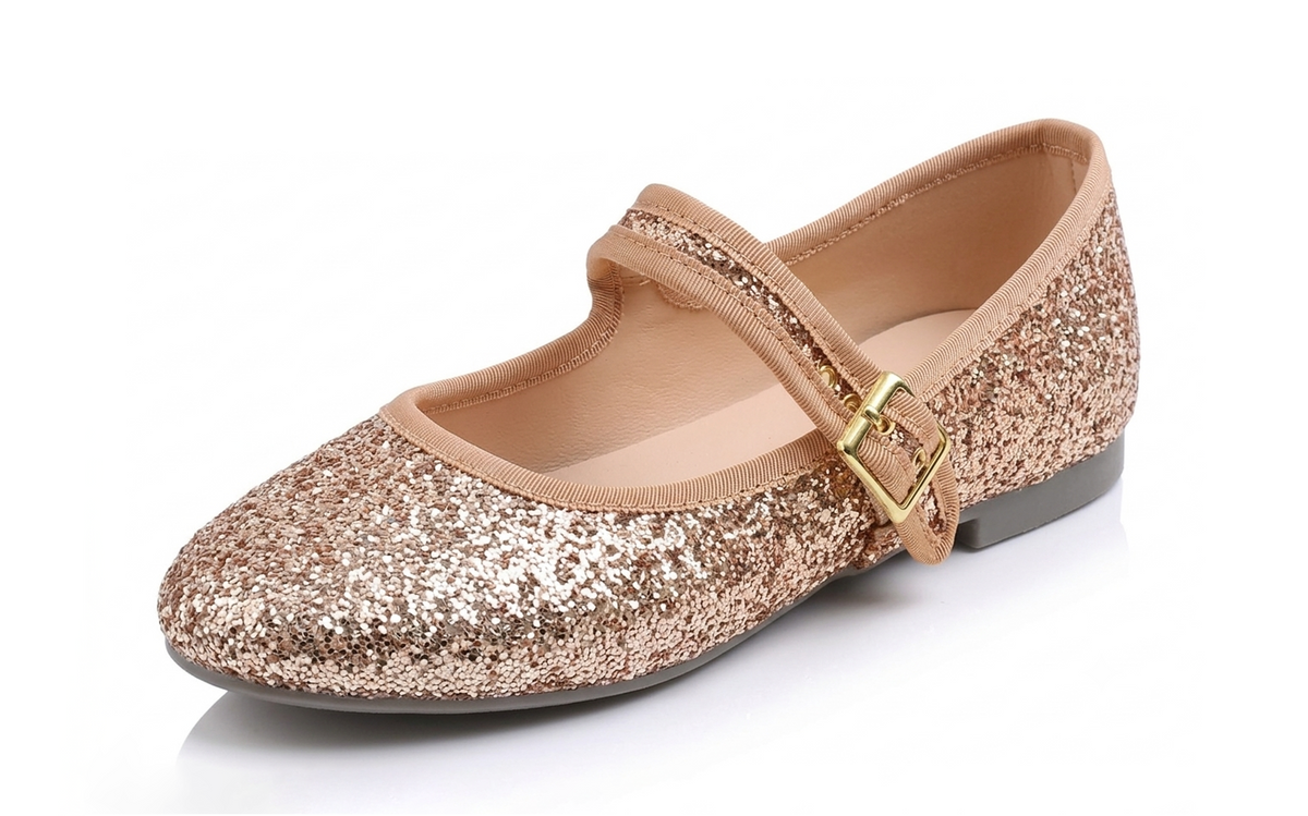 Feversole Women's Soft Cushion Extra Padded Comfort Round Toe Mary Jane Metal Buckle Fashion Ballet Flats Walking Shoes