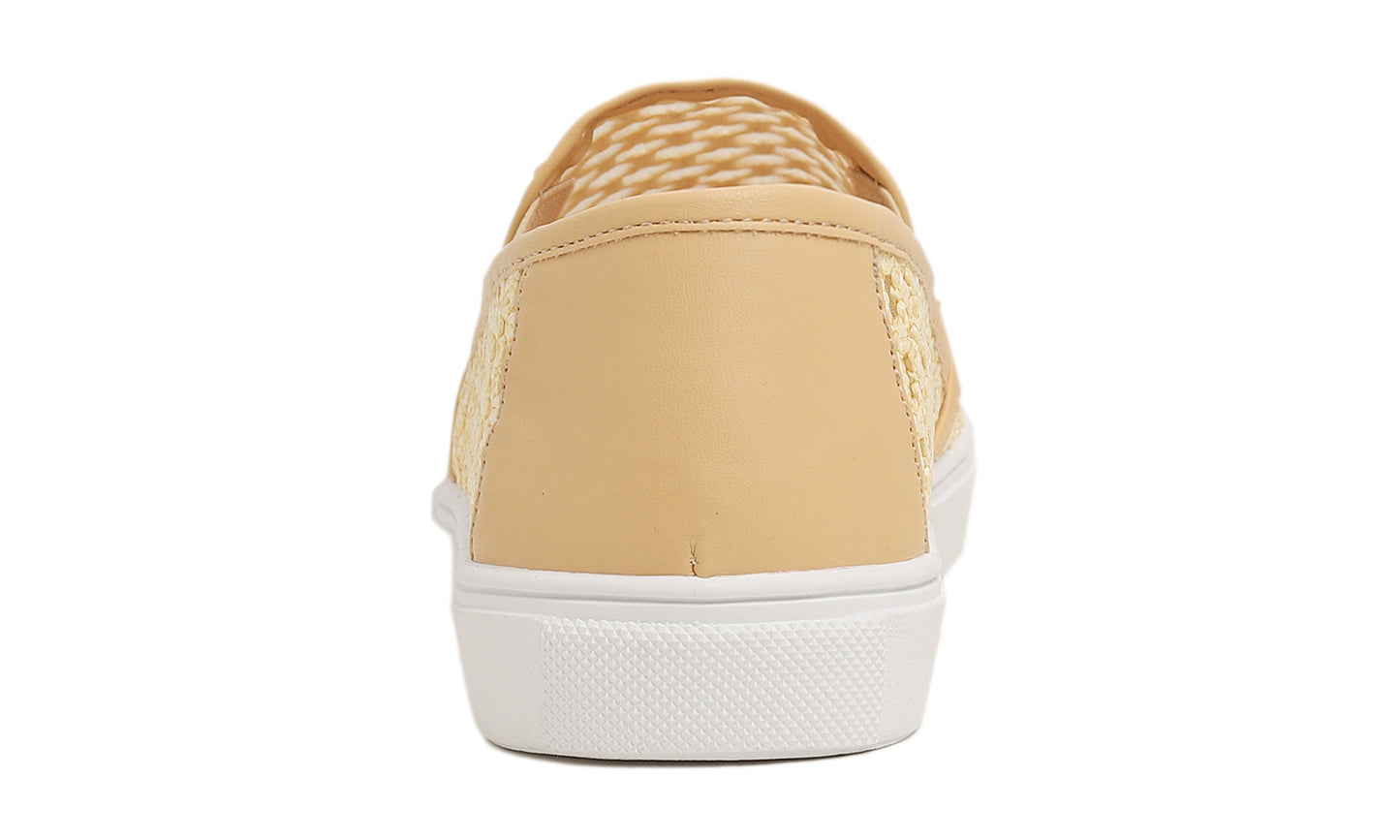Feversole Women's Casual Slip On Sneaker Comfort Walking Loafer Flats Knit Mesh