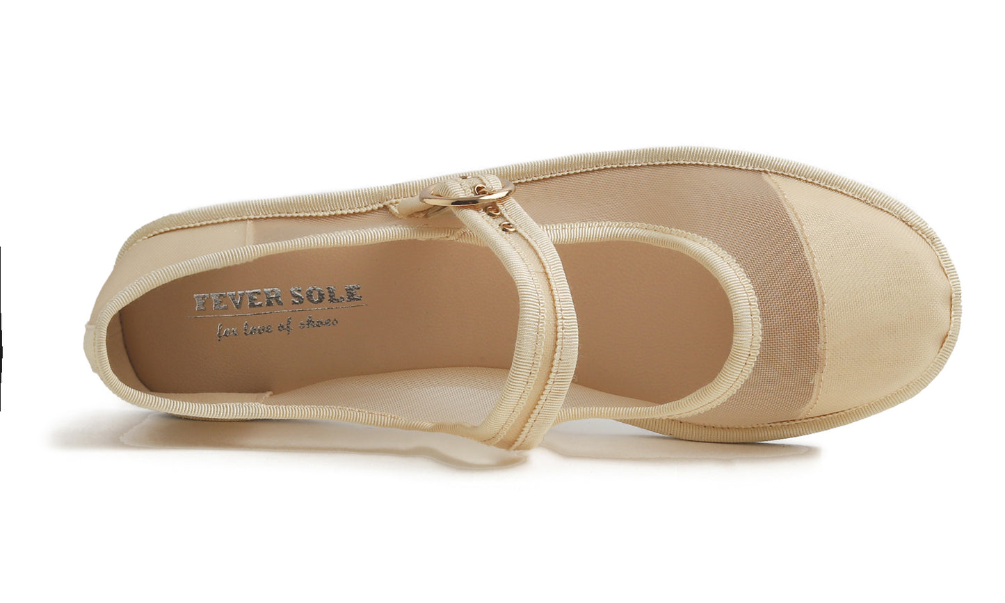 Fevrsole Women's Soft Breathable Mary Jane Memory Foam Cushioned Comfort Round Toe Metal Buckle Flats Walking Shoes