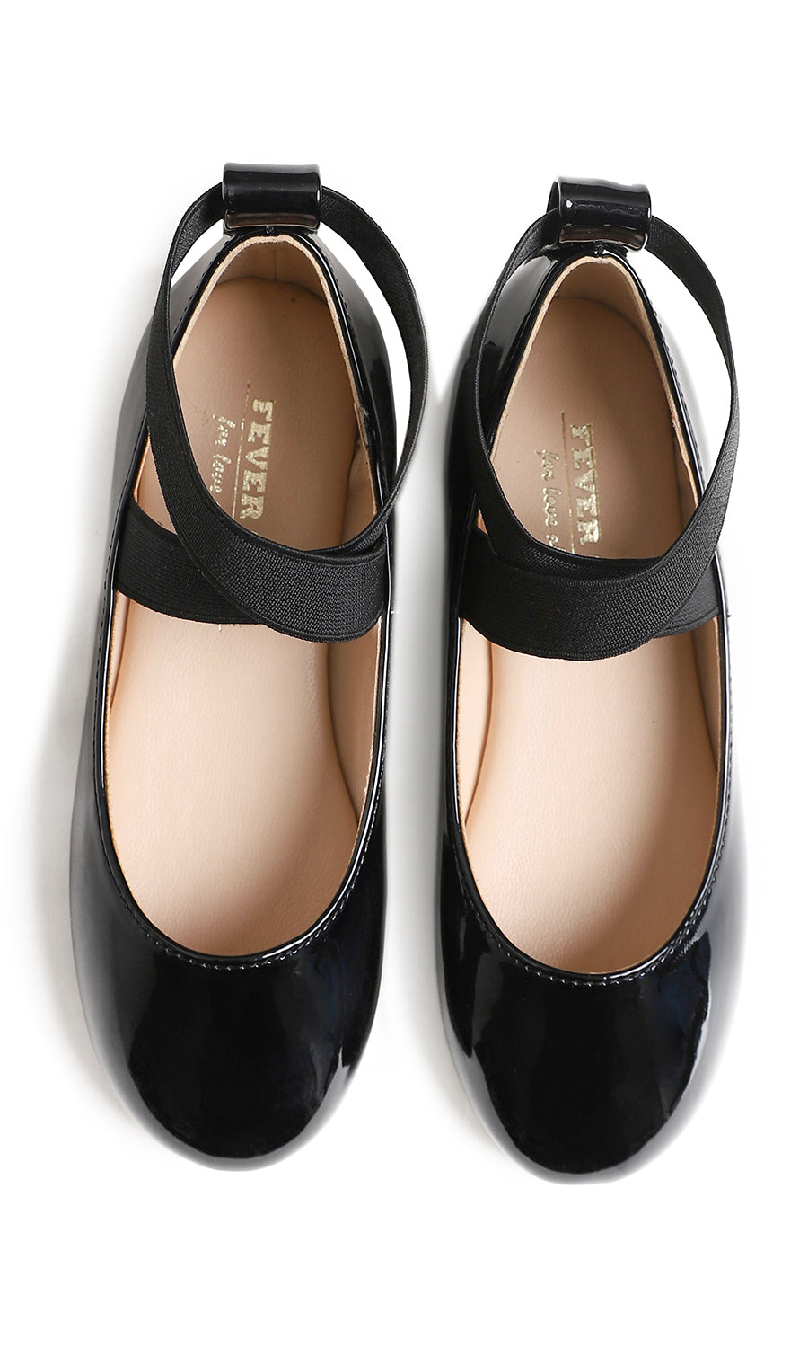 Feversole Girls Cute Dress Mary Jane Shoes Soft Party Holiday Ballet Flats Ankle Strap Vegan Leather