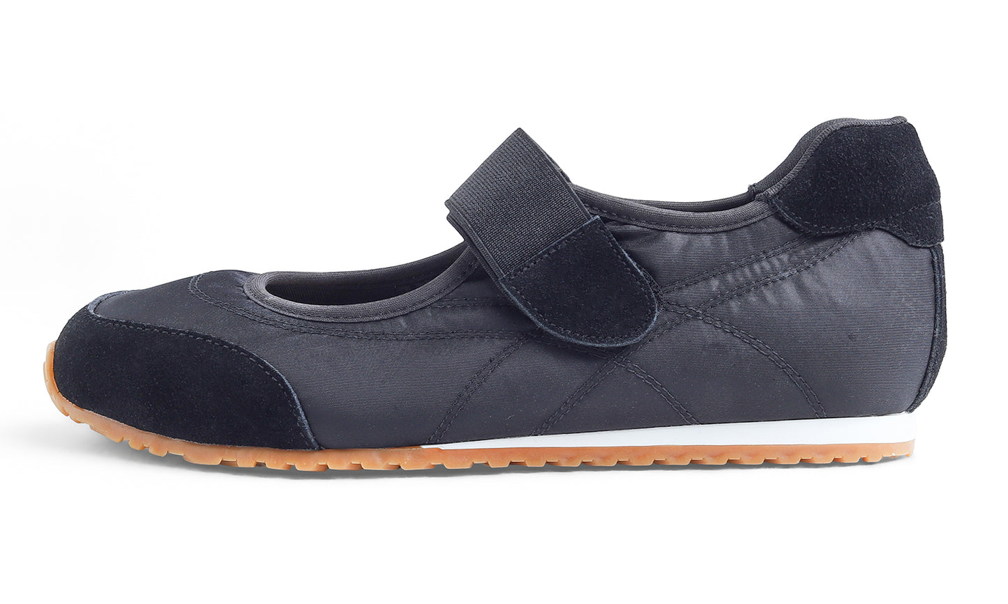 Feversole Mary Jane Flat - Black