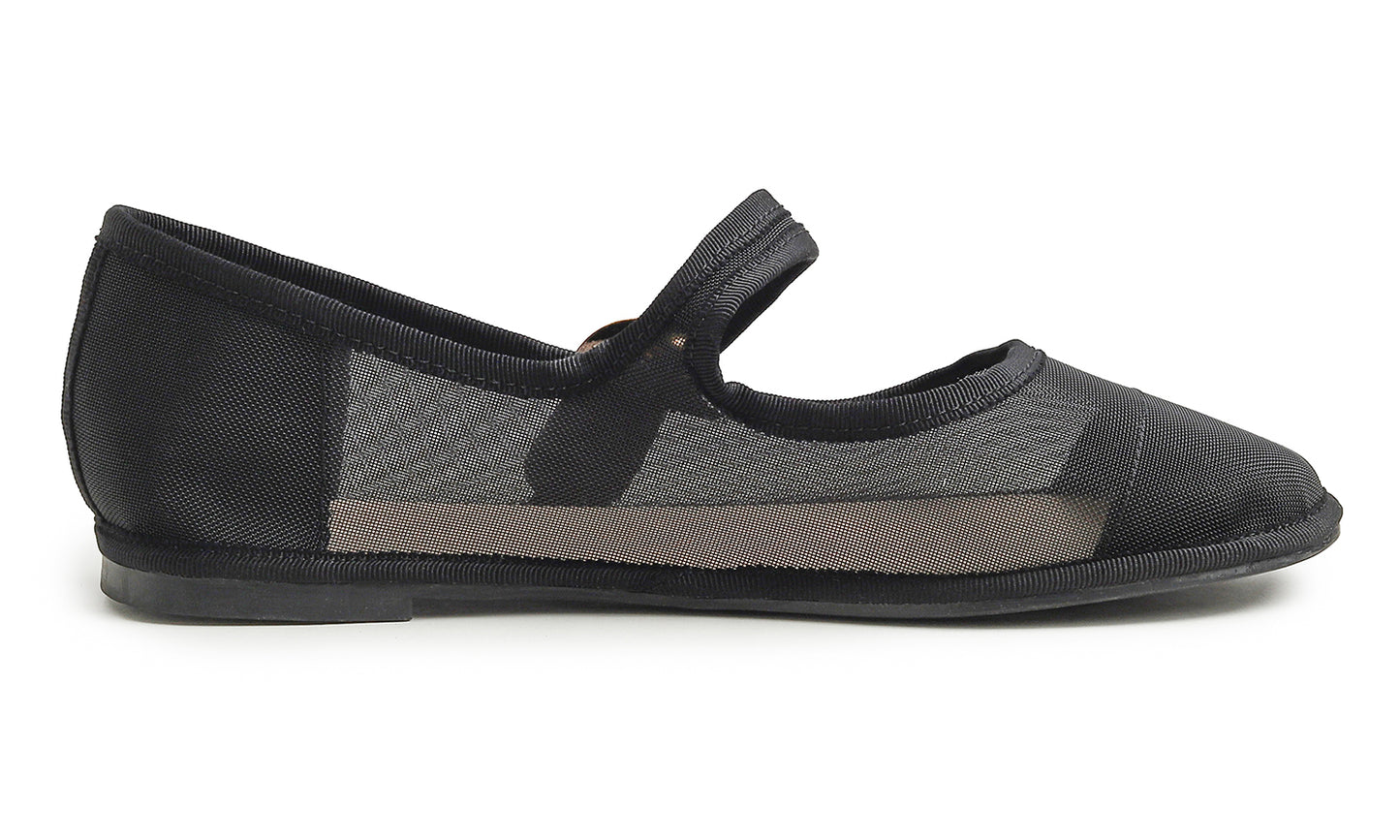 Fevrsole Women's Soft Breathable Mary Jane Memory Foam Cushioned Comfort Round Toe Metal Buckle Flats Walking Shoes
