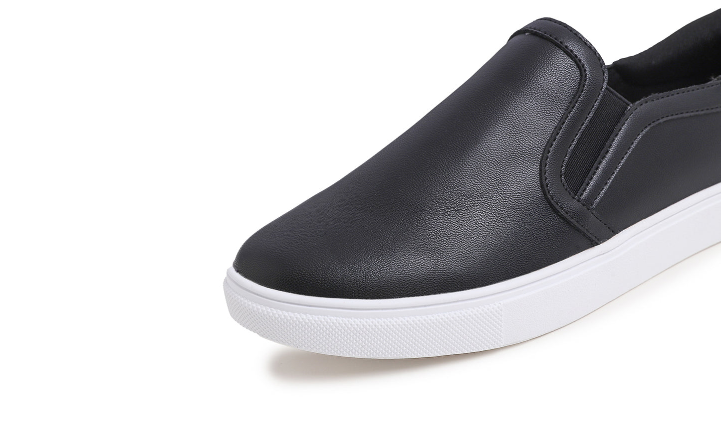 Feversole Women's Casual Slip On Sneaker Comfort Walking Loafer Flats Vegan Leather