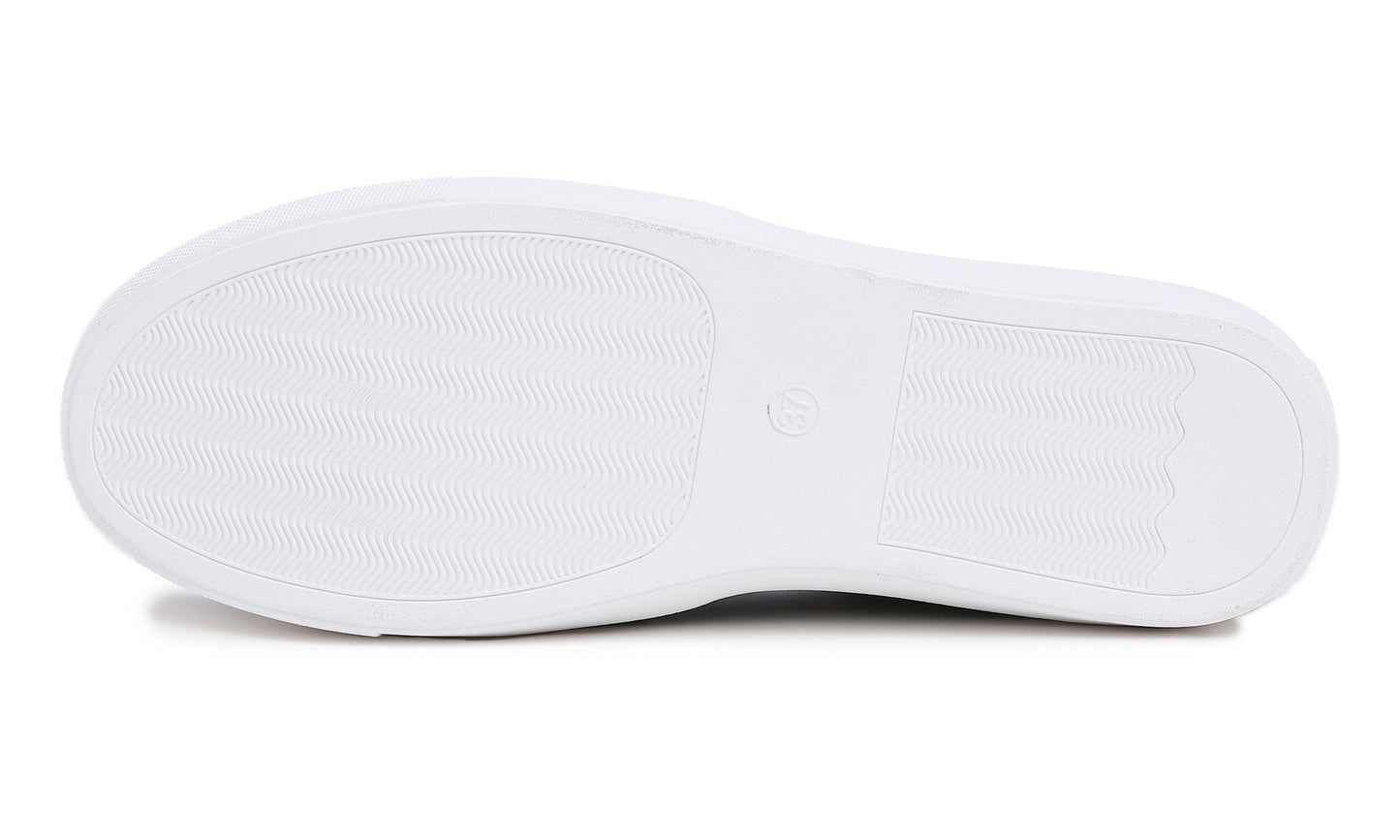 Feversole Women's Casual Slip On Sneaker Comfort Quilted Loafer Flats Glitter Quilted