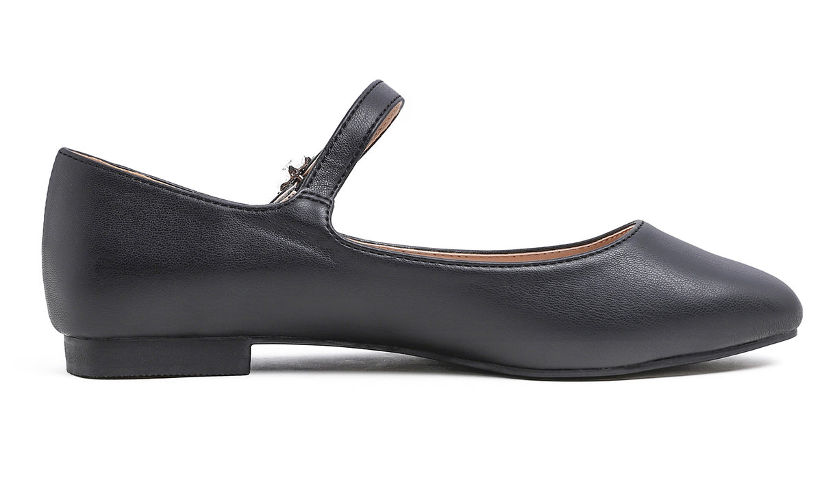 Scarpe Mary Jane Feversole Donna - Punta Quadrata, Tacco Basso, In Pelle Vegana | Comode E Slip-On - Foto 8