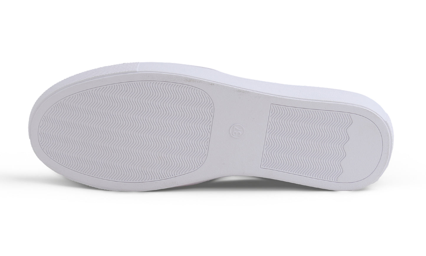 Feversole Women's Casual Slip On Sneaker Comfort Quilted Loafer Flats Metallic Quilted