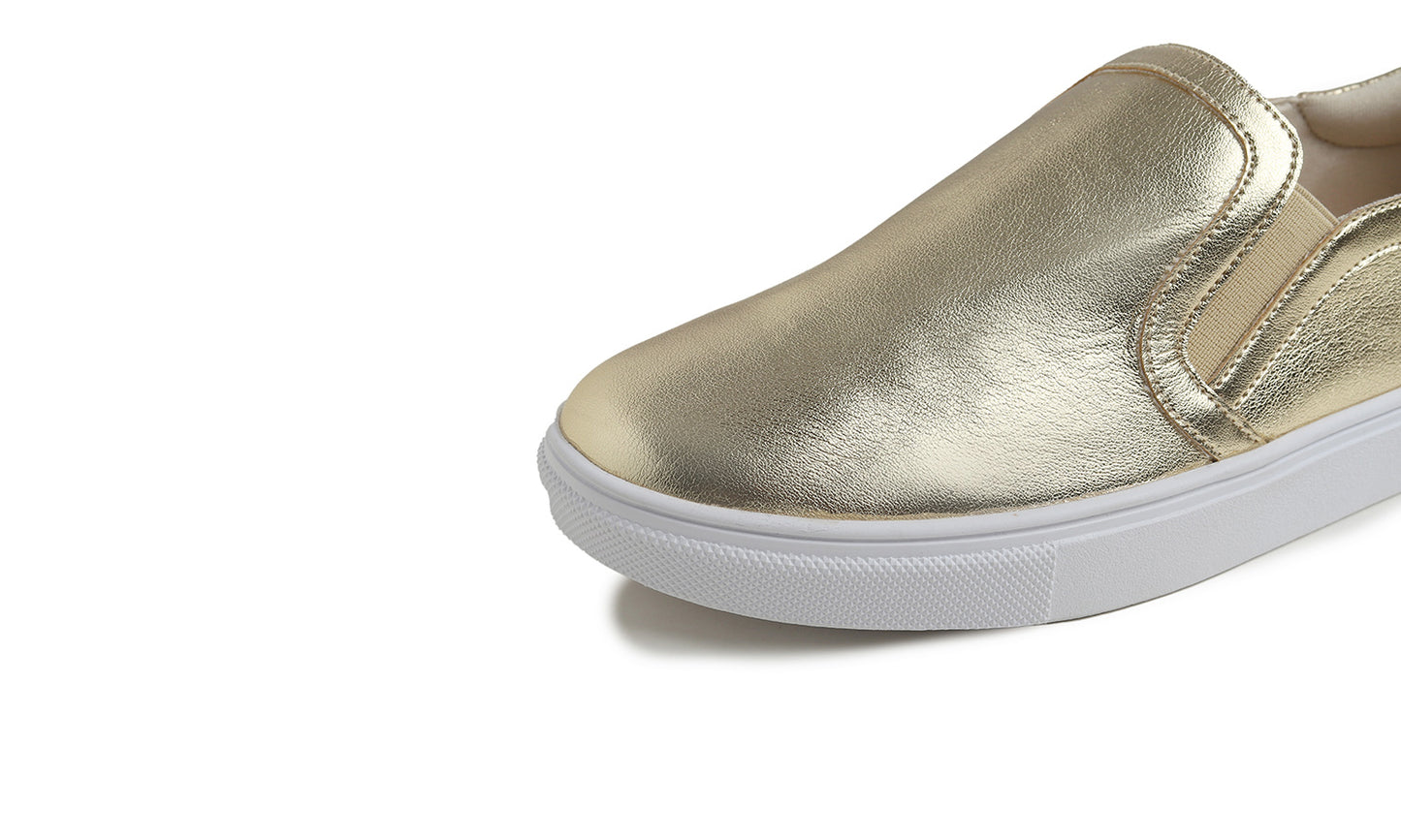 Feversole Women's Casual Slip On Sneaker Comfort Walking Loafer Flats Vegan Leather