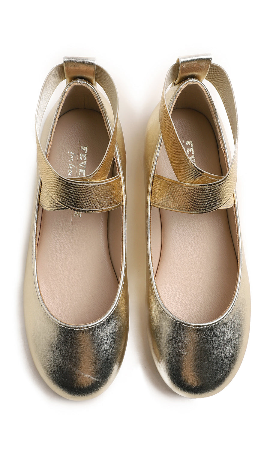 Feversole Girls Cute Dress Mary Jane Shoes Soft Party Holiday Ballet Flats Ankle Strap Vegan Leather