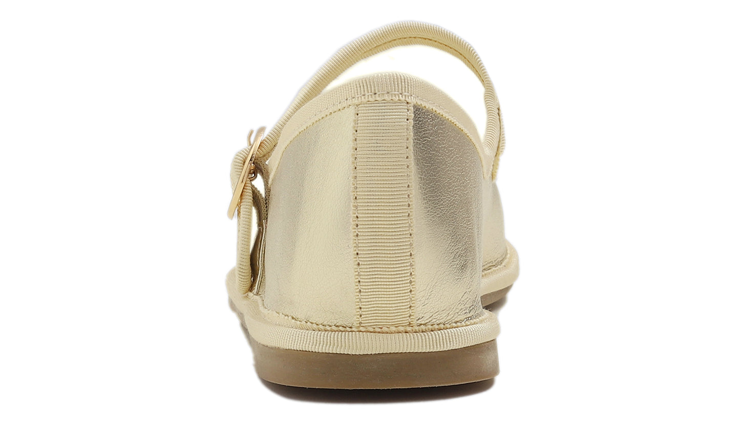 Feversole Women's Soft Classic Mary Jane Memory Foam Cushioned Comfort Round Toe Metal Buckle Flats Walking Shoes