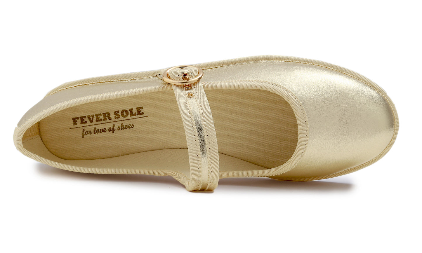 Feversole Women's Soft Classic Mary Jane Memory Foam Cushioned Comfort Round Toe Metal Buckle Flats Walking Shoes