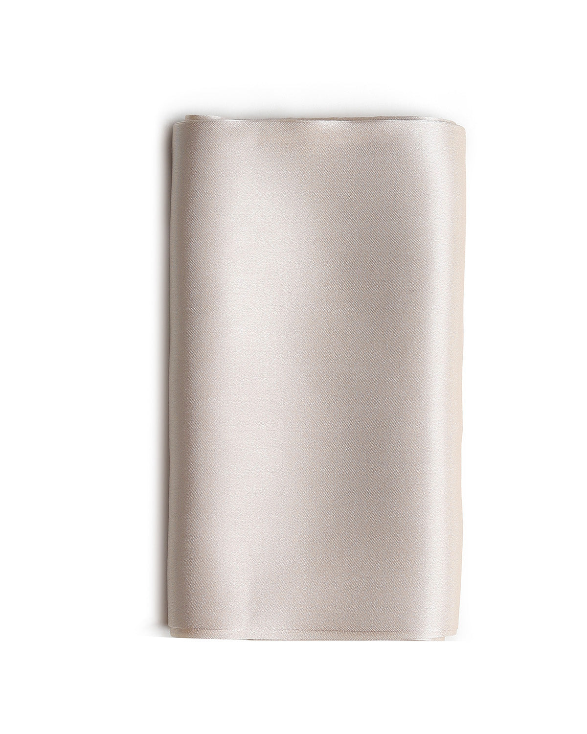 BREEZE NOUTHERLY Women's 100% Pure Mulberry Silk Scarf Double Sided Rectangle Tie Head Neck Waist Strip -17X150 Solid Nude