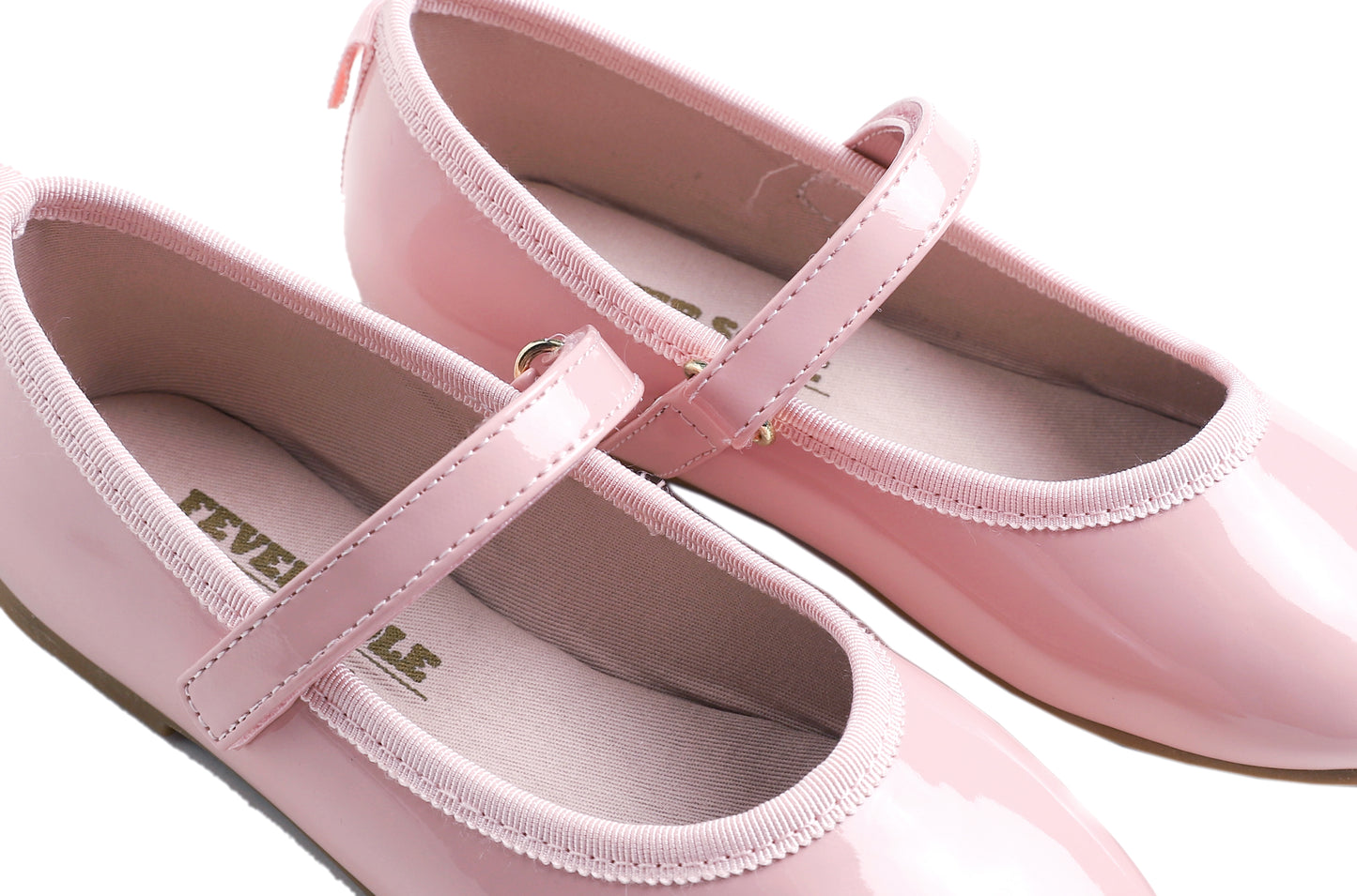 Feversole Girls Cute Dress Mary Jane Shoes Soft Party Holiday Ballet Flats Patent Vegan Leather