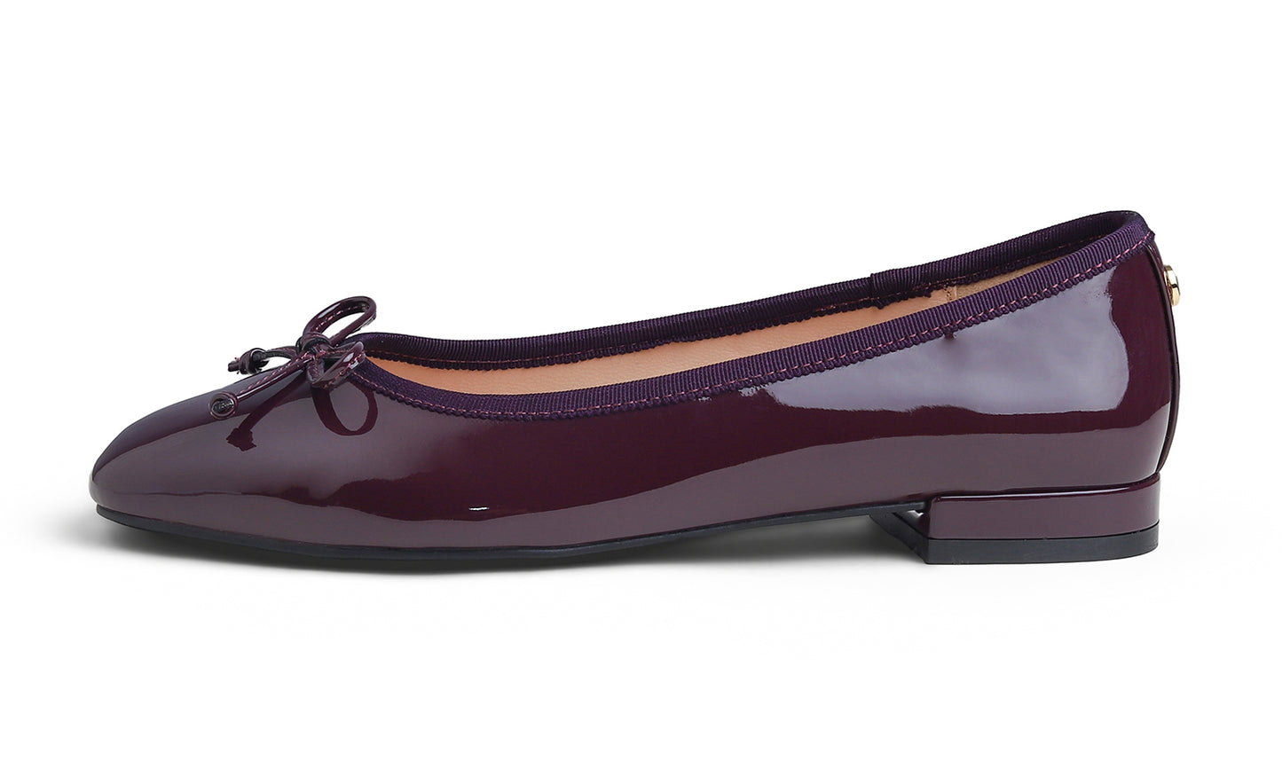 Feversole Women's Square Toe Low Heel Bow Tie Dress Pump Shoes