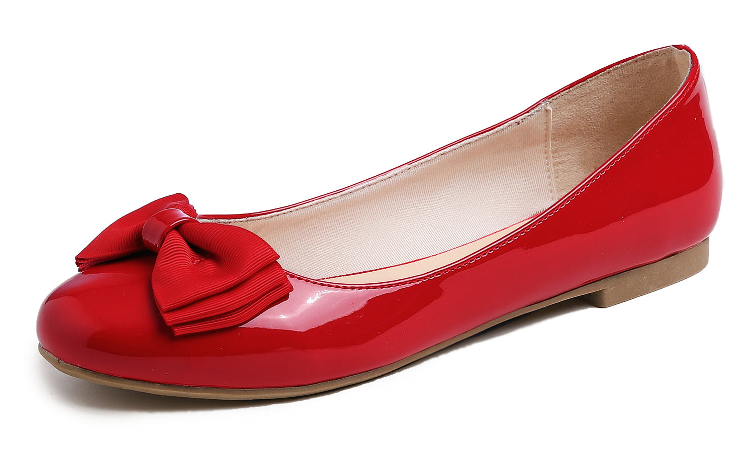 Ballerine Donna Con Fiocco - Scarpe Comode Punta Tonda Con Soletta Memory Foam - Foto 8