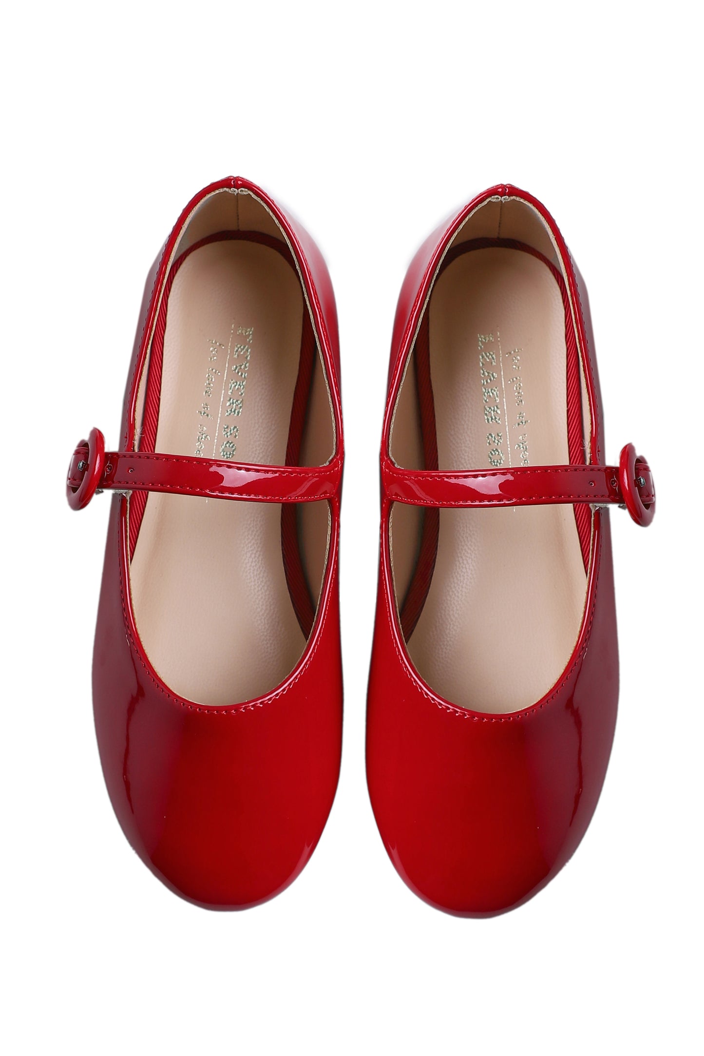 Feversole Girls Cute Dress Mary Jane Shoes Little Kids Casual Buckle Strap Flats Vegan Leather Patent Buckle