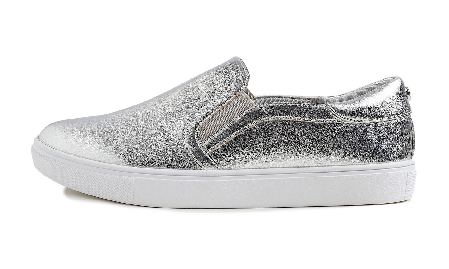 Feversole Women's Casual Slip On Sneaker Comfort Walking Loafer Flats Vegan Leather