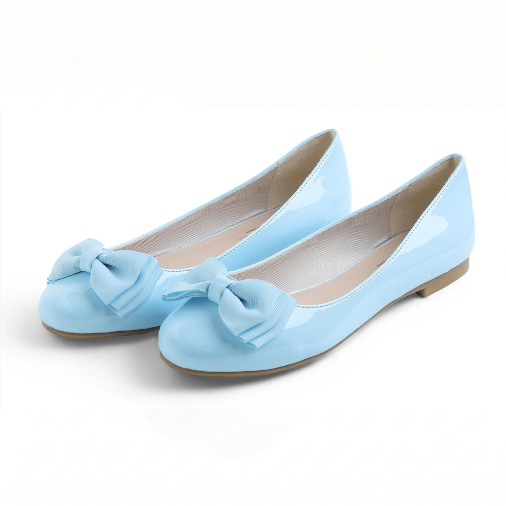 Bow Trim Ballet Flats