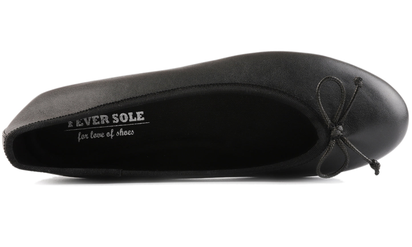 Feversole Women's Bow Tie Fashion Dress Slip On Shoes Round Toe Ballet Flat Vegan Leathe