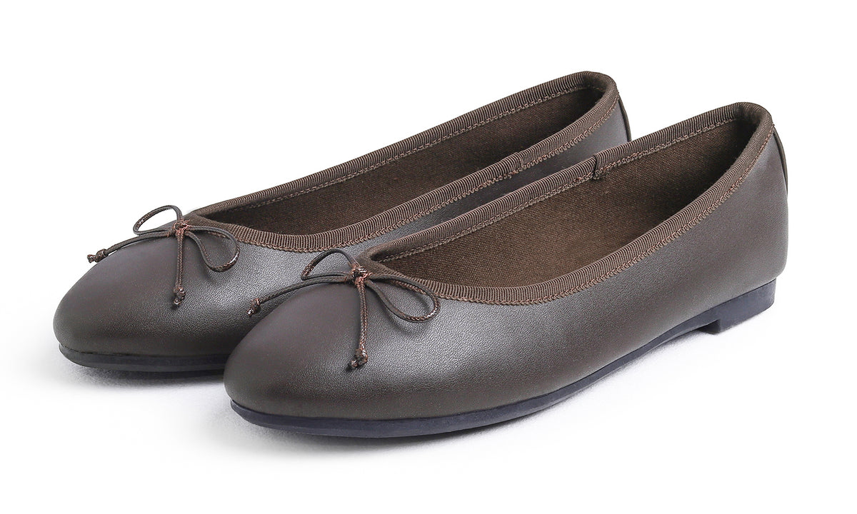 Feversole Women's Bow Tie Fashion Dress Slip On Shoes Round Toe Ballet Flat Vegan Leather