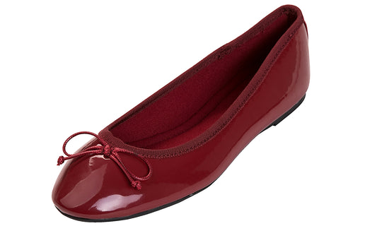 Feversole Women's Bling Soft Cushioned Comfort Flats Sparkle Party Ballets Patent