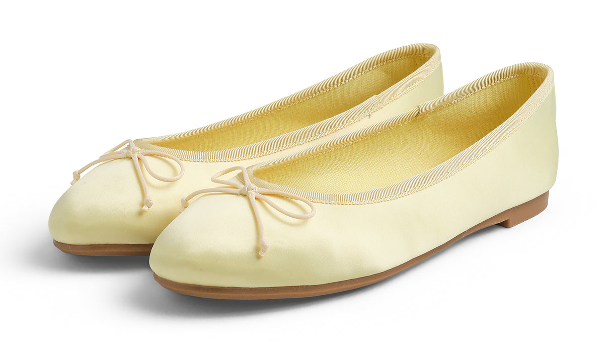 Feversole Women's Shiny Silky Soft Fabric Cushioned Comfort Flats Breathable Party Elegant Dress Ballets Satin