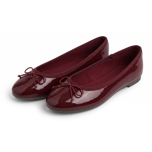 Feversole Women's Bling Soft Cushioned Comfort Flats Sparkle Party Ballets Patent