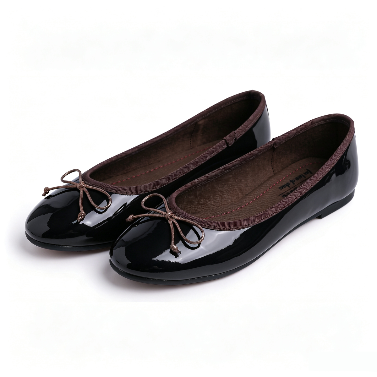 Feversole Women's Bling Soft Cushioned Comfort Flats Sparkle Party Ballets Patent