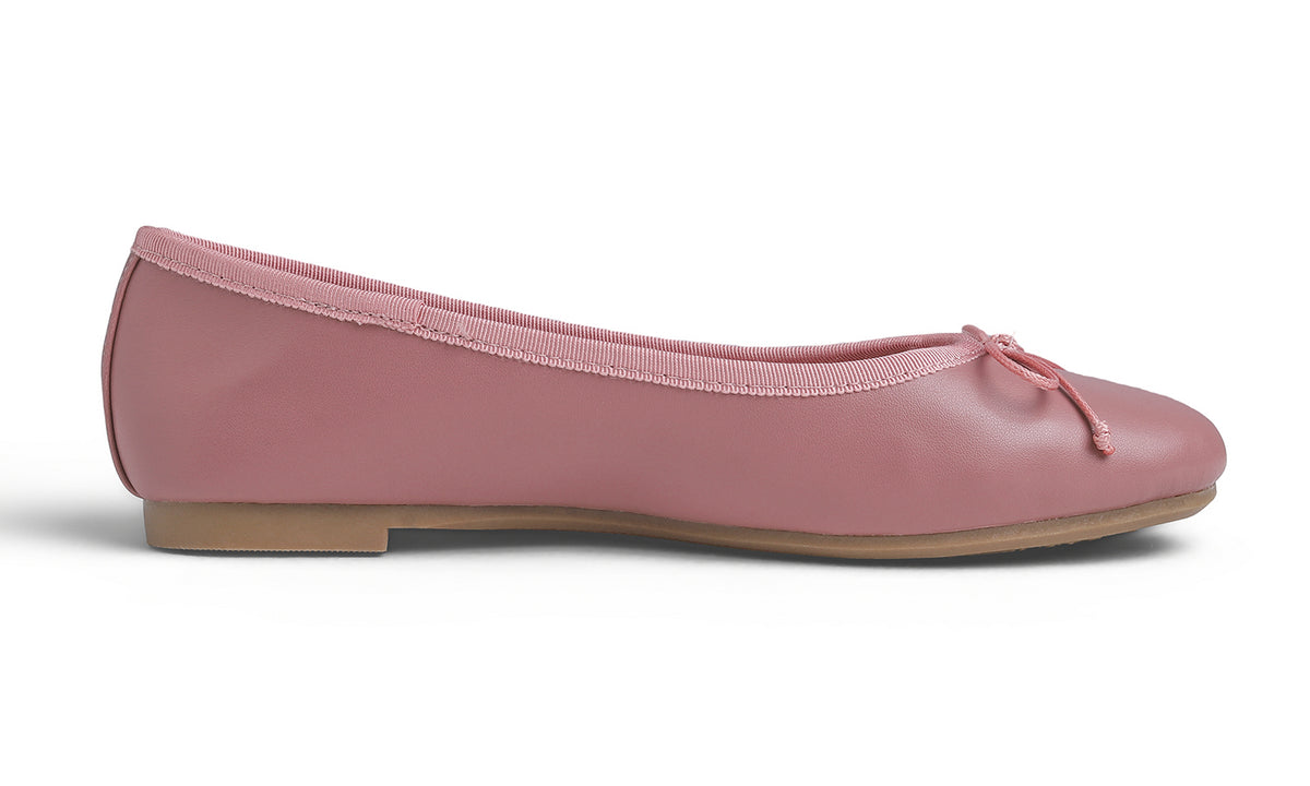 Feversole Women's Bow Tie Fashion Dress Slip On Shoes Round Toe Ballet Flat Vegan Leather