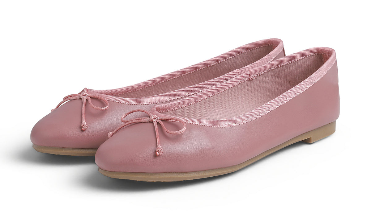 Feversole Women's Bow Tie Fashion Dress Slip On Shoes Round Toe Ballet Flat Vegan Leather