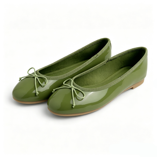 Feversole Women's Bling Soft Cushioned Comfort Flats Sparkle Party Ballets Patent