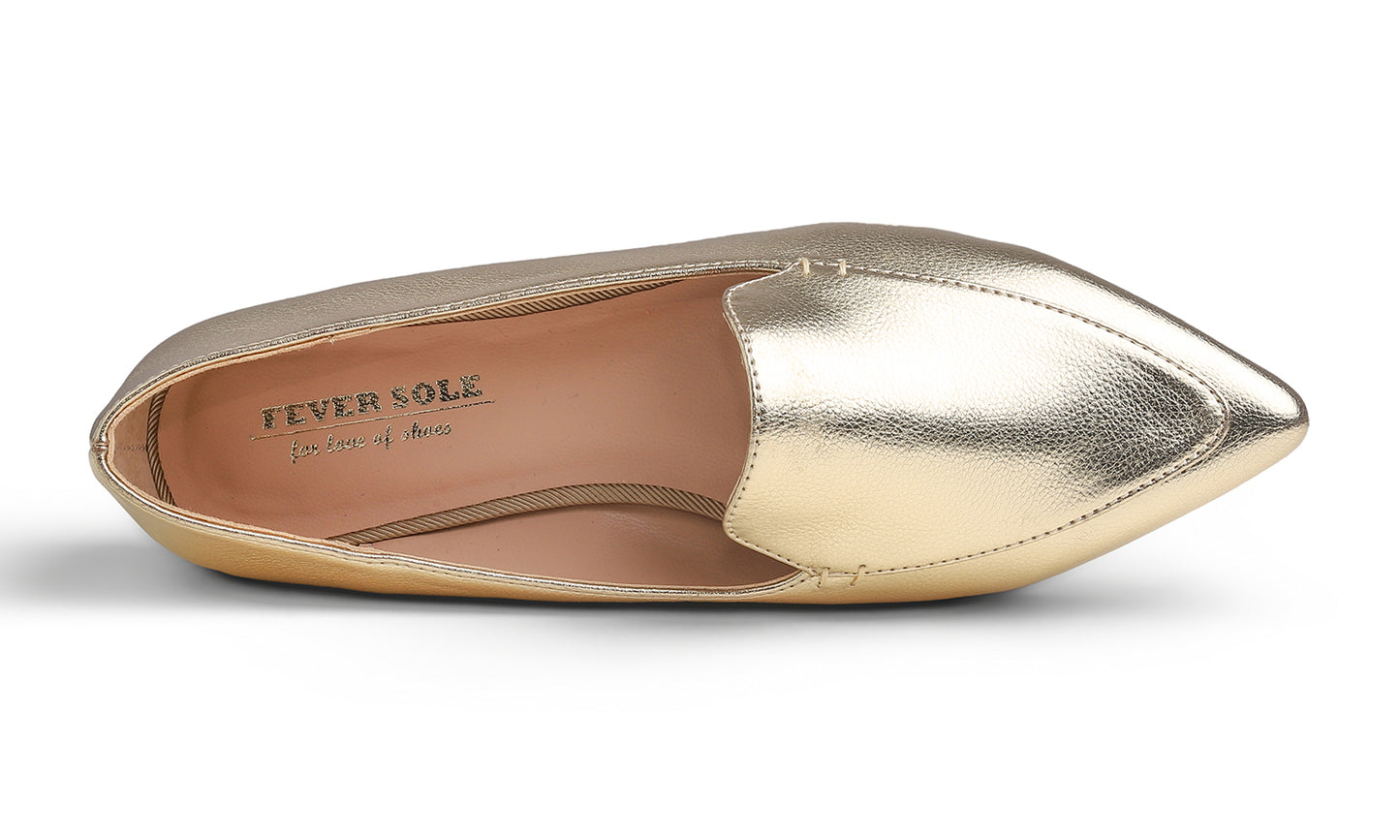 Feversole Women's Loafer Flat Pointed Fashion Slip On Comfort Driving Office Shoes