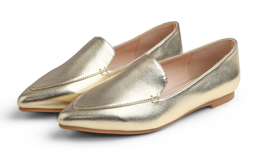 Feversole Women's Loafer Flat Pointed Fashion Slip On Comfort Driving Office Shoes