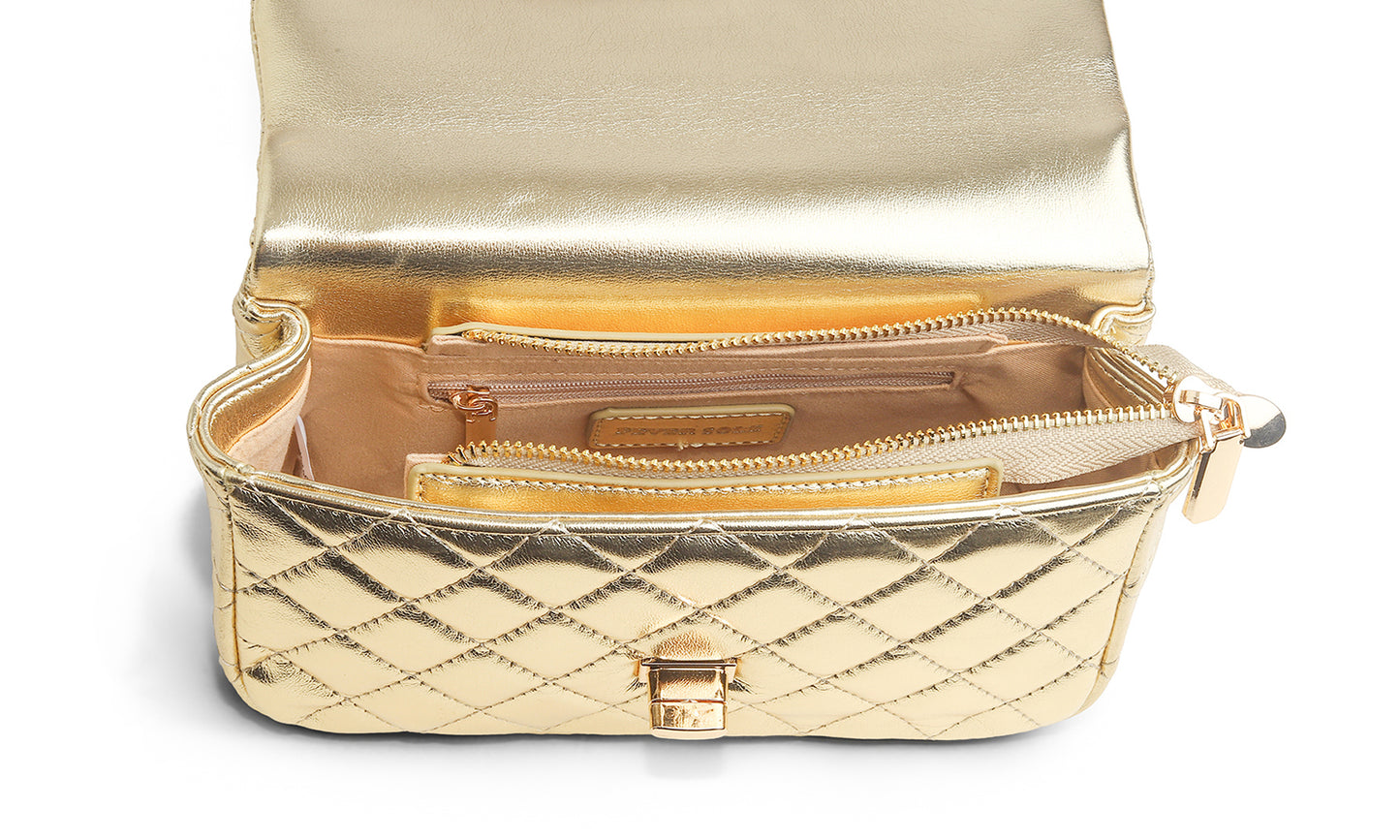 Feversole Crossbody Bag Vegan Leather Women Retro Small Saddle Satchel Shoulder Bag Tote With Long Adjustable Strap