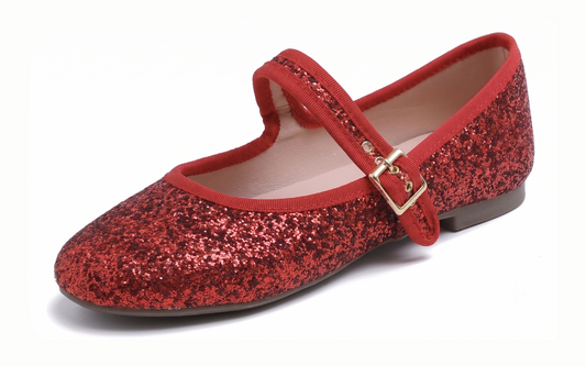 Feversole Women's Soft Cushion Extra Padded Comfort Round Toe Mary Jane Metal Buckle Fashion Ballet Flats Walking Shoes