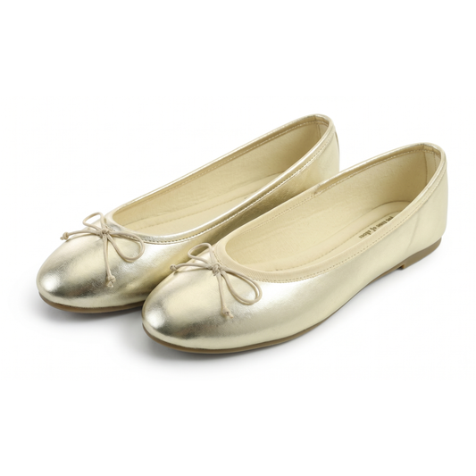 Feversole Women's Bling Soft Cushioned Comfort Flats Sparkle Party Ballets Patent