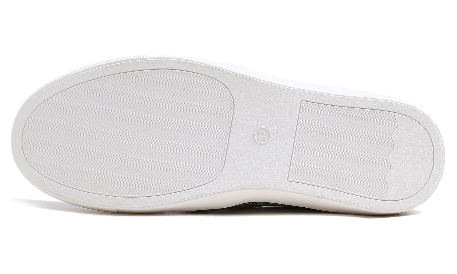 Feversole Women's Glitter Multi Silver Slip On Sneaker Casual Flat Loafers